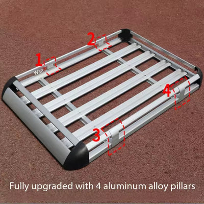 Universal Aluminium Roof Cargo Basket for Cars & SUVs