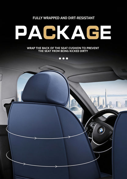 Universal Ice Silk and Leather Car Seat Covers