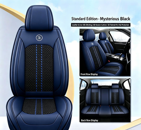 Universal Ice Silk and Leather Car Seat Covers