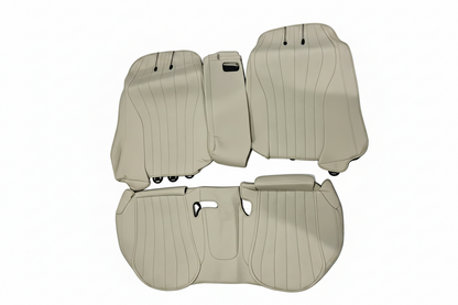 Mercedes-Benz E300 Custom Leather Seat Covers Beige