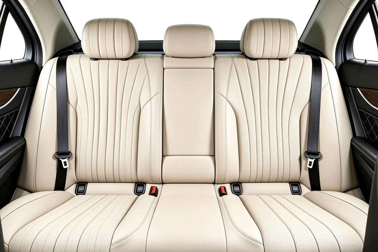 Mercedes-Benz E300 Custom Leather Seat Covers Beige